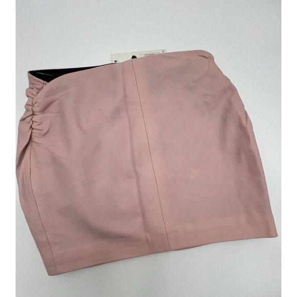 NWT ASILIO Blush Pink Artist In The Awe Side Snap Wrap Skirt Skirt Size Medium - Picture 5 of 10